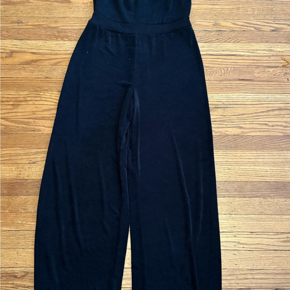 Forever 21 Black Wide-Leg Jumpsuit
